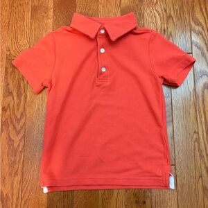 Janie and Jack The Classic Pique Polo, Size 3T, Orange/Red
